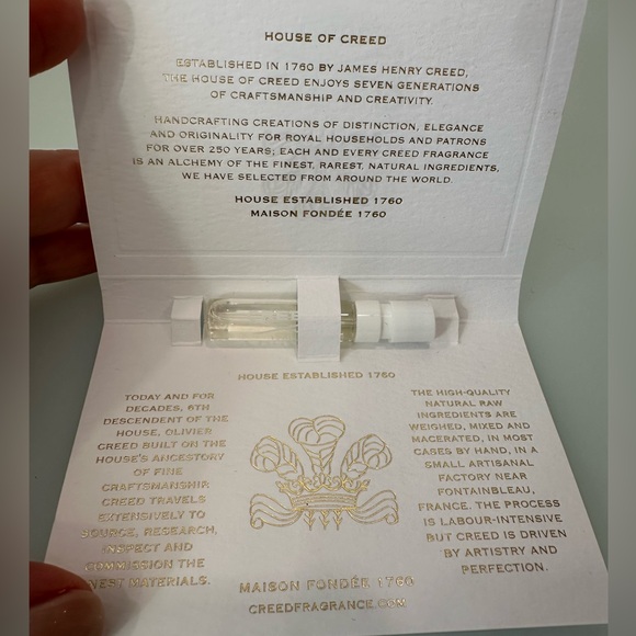 NEW Authentic CREED - Carmina - Sample 1.5ml - Made in France - Picture 2 of 7